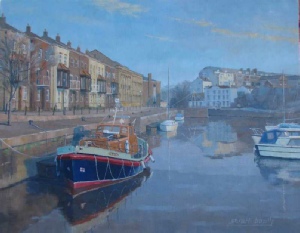 Bathurst Basin, Bristol Docks - maritime art