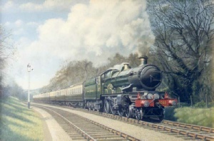 Great Western Railway Castle class 4-6-0 - original railway painting