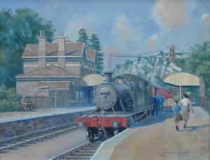 Clifton Bridge Station, Bristol to portishead branch - railway painting