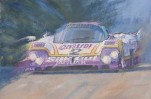 Jaguar XJR9 Le Mans 1958, automotive art