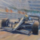 Ayrton Senna Lotus 1985 Monaco