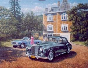 Rolls Royce Silver Cloud, classic car painting